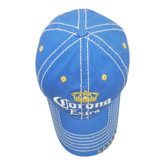 Corona Extra Strapback Cap Hat Beer Brew Embroidered Logo Trucker Baseball - Picture 6 of 14